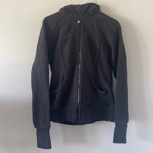 Lululemon Scuba Zip Hoodie Sweatshirt - Black